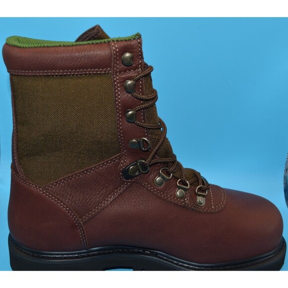 Wolverine Men's Steel Toe Work Boots Sz 8 Gore-Tex Waterproof Brown Leather NEW - Picture 6 of 8
